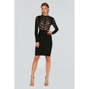 WOW Couture Bandage Dress BLUE